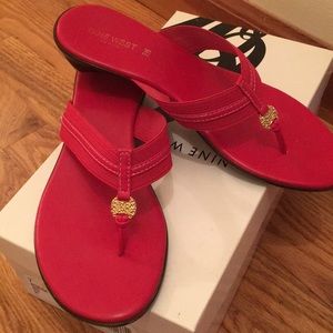 Beautiful red sandals